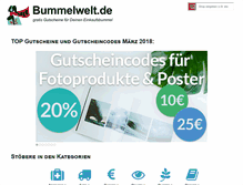 Tablet Screenshot of bummelwelt.de